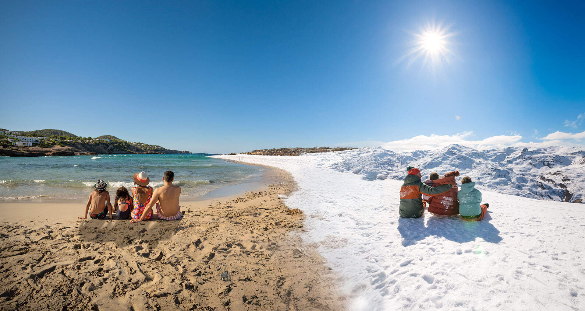Alma ski et soleil